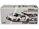 Honda NSX GT3 EVO22 Silver Metallic Brazilian Event Exclusive 1/64 Diecast Model Car Pop Race PR640445