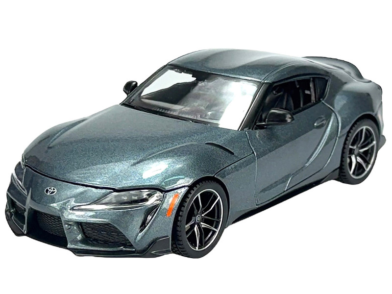 Toyota GR Supra Gray Metallic Special Edition Series 1/24 Diecast Model Car Maisto 32917GRY