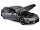 Toyota GR Supra Gray Metallic Special Edition Series 1/24 Diecast Model Car Maisto 32917GRY