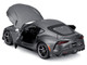 Toyota GR Supra Gray Metallic Special Edition Series 1/24 Diecast Model Car Maisto 32917GRY
