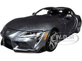 Toyota GR Supra Gray Metallic Special Edition Series 1/24 Diecast Model Car Maisto 32917GRY