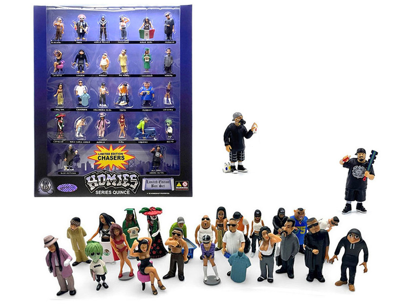 Homies Set of 26 Figures Series 15 Limited Edition to 2500 pieces Worldwide Homies 20529