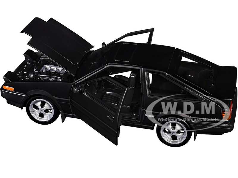TOYOTA SPRINTER TRUENO (AE86) ミニカー TOYOTA SPRINTER TRUENO AE86 RHD MATT BLAC 1/24 DIECAST MODEL BY