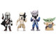 Set of 4 Diecast Figures Star Wars The Mandalorian & Grogu 2026 Movie Metalfigs Series Diecast Models Jada 37317