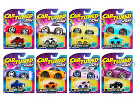 JDM Tuners Series 4 Set of 8 Pieces Diecast Model Cars CarTuned 558675-XX3