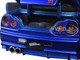 Brian s Nissan GTR Skyline R34 RHD Right Hand Drive Blue Fast & Furious 25th Anniversary Series 1/24 Diecast Model Car Jada 97173-25TH Brian s Nissan GTR Skyline R34 RHD Right Hand Drive Blue Fast & Furious 25th Anniversary Series 1/24 Diecast Model Car Jada 97173-25TH