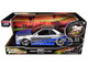 Brian s Nissan GTR Skyline R34 RHD Right Hand Drive Silver with Blue Stripes Fast & Furious 25th Anniversary Series 1/24 Diecast Model Car Jada 97158-25TH Brian s Nissan GTR Skyline R34 RHD Right Hand Drive Silver with Blue Stripes Fast & Furious 25th Anniversary Series 1/24 Diecast Model Car Jada 97158-25TH