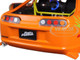 Brian s Toyota Supra Orange with Graphics Fast & Furious 25th Anniversary Series 1/24 Diecast Model Car Jada 97168-25TH