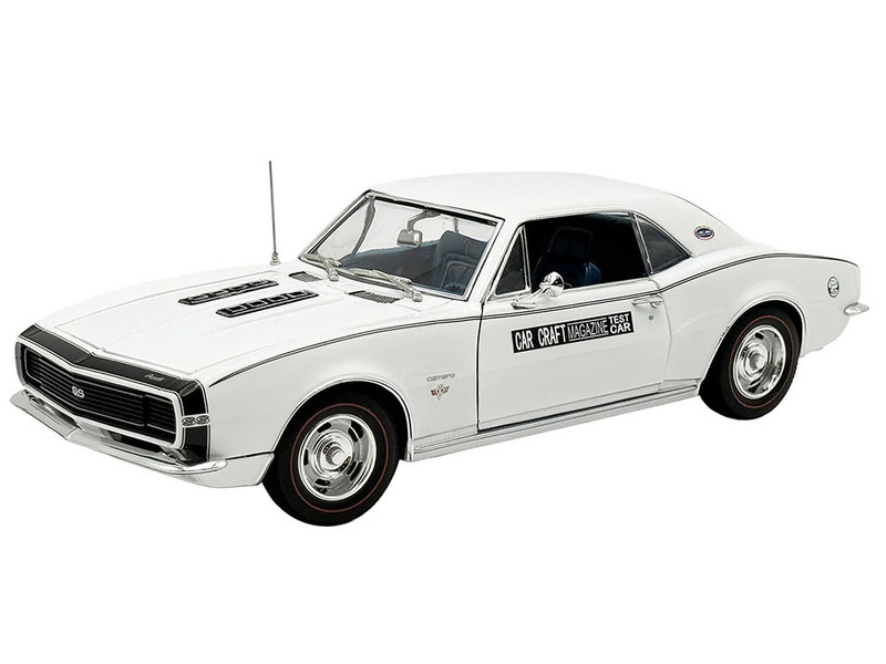 1967 Chevrolet Camaro RS SS Car Craft Test Car White Limited Edition to 180 pieces Worldwide 1/18 Diecast Model Car ACME A1805734