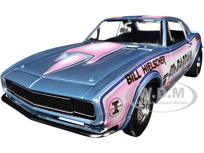 1967 Chevrolet Camaro Mr Bardahl Drag Car Blue Metallic with Red and White Graphics Limited Edition to 312 pieces Worldwide 1/18 Diecast Model Car ACME A1805735