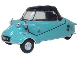 Messerschmitt KR200 Bubble Car Turkish Green with Black Top 1/18 Scale Diecast Model Car Oxford Diecast 18MBC008
