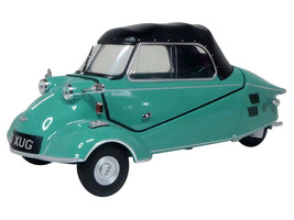Messerschmitt KR200 Bubble Car Turkish Green with Black Top 1/18 Scale Diecast Model Car Oxford Diecast 18MBC008