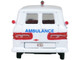 1962 Chevrolet Corvair Greenbrier AmbleWagon Ambulance White with Red Stripes 1/87 (HO) Scale Diecast Model Car Oxford Diecast 87CG61002