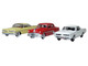 Pontiac Set of 3 Cars 100th Anniversary 2026 1/87 (HO) Scale Diecast Model Cars Oxford Diecast 87SET004
