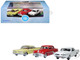 Pontiac Set of 3 Cars 100th Anniversary 2026 1/87 (HO) Scale Diecast Model Cars Oxford Diecast 87SET004