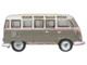 Volkswagen T1 Samba Bus Mouse Grey and Pearl White with Red Stripes 1/148 (N) Scale Diecast Model Car Oxford Diecast NVWS009 Volkswagen T1 Samba Bus Mouse Grey and Pearl White with Red Stripes 1/148 (N) Scale Diecast Model Car Oxford Diecast NVWS009