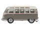 Volkswagen T1 Samba Bus Mouse Grey and Pearl White with Red Stripes 1/148 (N) Scale Diecast Model Car Oxford Diecast NVWS009 Volkswagen T1 Samba Bus Mouse Grey and Pearl White with Red Stripes 1/148 (N) Scale Diecast Model Car Oxford Diecast NVWS009