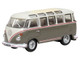 Volkswagen T1 Samba Bus Mouse Grey and Pearl White with Red Stripes 1/148 (N) Scale Diecast Model Car Oxford Diecast NVWS009 Volkswagen T1 Samba Bus Mouse Grey and Pearl White with Red Stripes 1/148 (N) Scale Diecast Model Car Oxford Diecast NVWS009