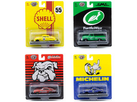Auto Drivers Set of 4 pieces in Blister Packs Release 132 Limited Edition to 8000 pieces Worldwide 1/64 Diecast Model Cars M2 Machines 11228-132
