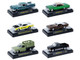 Auto Thentics 6 piece Set Release 107 IN DISPLAY CASES Limited Edition 1/64 Diecast Model Cars by M2 Machines 32500-107 Auto Thentics 6 piece Set Release 107 IN DISPLAY CASES Limited Edition 1/64 Diecast Model Cars by M2 Machines 32500-107