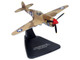 Curtiss Warhawk P 40E Fighter Aircraft Miss Memphis 85th Fighter Squadron, 79th Fighter Group North Africa 1943 United States Army Air Forces Oxford Aviation Series 1/72 Diecast Model Airplane Oxford Diecast AC127
