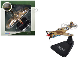 Curtiss Warhawk P 40E Fighter Aircraft Miss Memphis 85th Fighter Squadron, 79th Fighter Group North Africa 1943 United States Army Air Forces Oxford Aviation Series 1/72 Diecast Model Airplane Oxford Diecast AC127