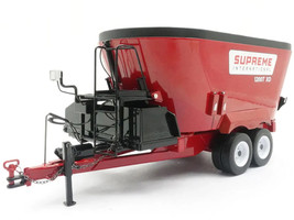 Supreme International 1200T Vertical Feed Mixer Red 1/32 Diecast Model SpecCast CUST2147