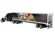 Peterbilt 379 Sleeper Cab with Trailer Massey Ferguson Born to Farm Black 1/64 Diecast Model SpecCast SCT998
