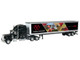 Peterbilt 379 Sleeper Cab with Trailer Massey Ferguson Born to Farm Black 1/64 Diecast Model SpecCast SCT998