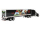 Peterbilt 379 Sleeper Cab with Trailer Massey Ferguson Born to Farm Black 1/64 Diecast Model SpecCast SCT998