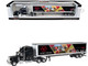 Peterbilt 379 Sleeper Cab with Trailer Massey Ferguson Born to Farm Black 1/64 Diecast Model SpecCast SCT998