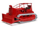 International Harvester TD 24 Crawler with ROPS and Hydraulic Front Blade Red Classic Series 1/25 Diecast Model SpecCast ZJD1958