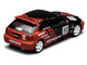 Honda Civic Type R EK9 RHD Right Hand Drive #60 Advan Black and Red 1/64 Diecast Model Car MotorHelix M65026