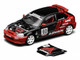Honda Civic Type R EK9 RHD Right Hand Drive #60 Advan Black and Red 1/64 Diecast Model Car MotorHelix M65026