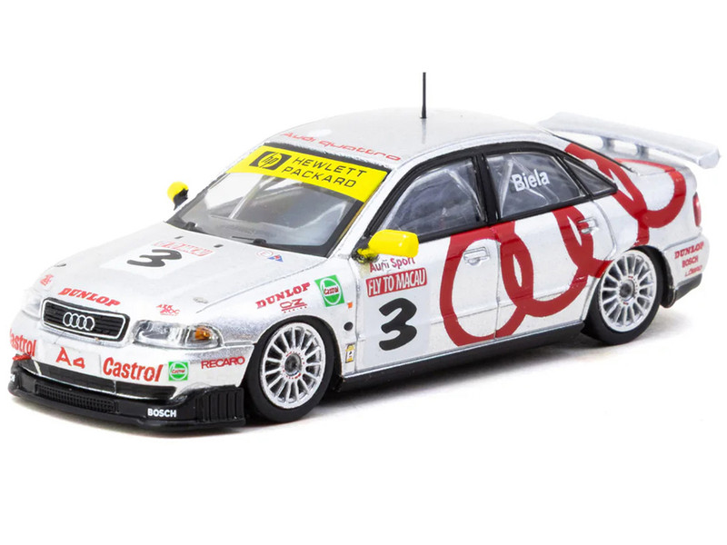 Audi A4 Quattro #3 Frank Biela Winner Macau Guia Race 1996 Hobby64 Series 1/64 Diecast Model Car Tarmac Works T64-077-96MGP03