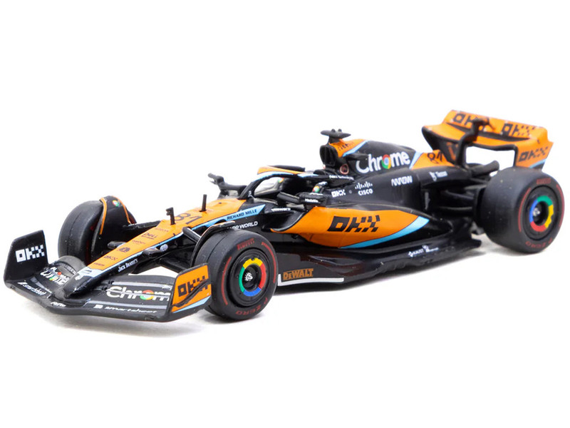 McLaren MCL60 #81 Oscar Piastri Formula One F1 Australian GP 2023 Global64 Series 1/64 Diecast Model Car Tarmac Works T64G-F070-OP2