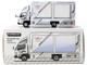 Mitsubishi Fuso Canter Mobile Display Truck RHD Right Hand Drive EVA Racing White with Graphics Truck64 Series 1/64 Diecast Model Car Tarmac Works T64T-TL002-EVA