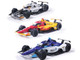 109th Indianapolis 500 2025 Podium Set of 3 IndyCars 1/64 Diecast Model Cars IXO Models IND64030