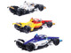109th Indianapolis 500 2025 Podium Set of 3 IndyCars 1/64 Diecast Model Cars IXO Models IND64030