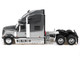 2010 International Lonestar Truck Tractor Gray and Light Gray Two Tone 1/64 Diecast Model IXO Models IAPR1011