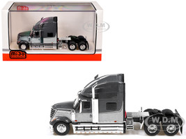 2010 International Lonestar Truck Tractor Gray and Light Gray Two Tone 1/64 Diecast Model IXO Models IAPR1011
