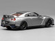 2020 Nissan GT R R35 Track Edition Engineered by NISMO RHD Right Hand Drive Dark Metal Gray Metallic Senior 64 Series 1/64 Diecast Model Car MotorHelix M63515