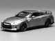 2020 Nissan GT R R35 Track Edition Engineered by NISMO RHD Right Hand Drive Dark Metal Gray Metallic Senior 64 Series 1/64 Diecast Model Car MotorHelix M63515