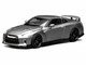 2020 Nissan GT R R35 Track Edition Engineered by NISMO RHD Right Hand Drive Dark Metal Gray Metallic Senior 64 Series 1/64 Diecast Model Car MotorHelix M63515