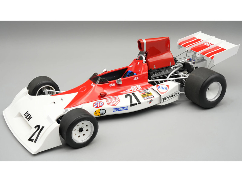 BRM P160E #21 Niki Lauda Formula One F1 Italian GP 1973 Mythos Series with Display Case Limited Edition to 70 pieces Worldwide 1/18 Model Car Tecnomodel TM18-296B