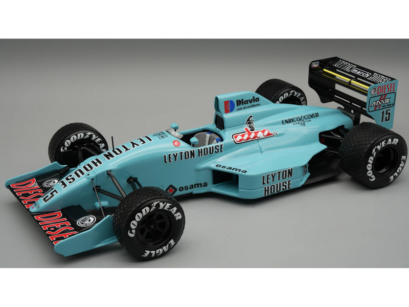 March 881 #15 Mauricio Gugelmin Formula One F1 British GP 1988 Mythos Series with Display Case Limited Edition to 40 pieces Worldwide 1/18 Model Car Tecnomodel TM18-370D