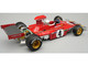 Ferrari 312B3 73 #4 Arturo Merzario Formula One F1 Austrian GP 1973 Mythos Series with Driver Figure and Display Case Limited Edition to 50 pieces Worldwide 1/18 Model Car Tecnomodel 312B3-73