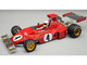 Ferrari 312B3 73 #4 Arturo Merzario Formula One F1 Austrian GP 1973 Mythos Series with Driver Figure and Display Case Limited Edition to 50 pieces Worldwide 1/18 Model Car Tecnomodel 312B3-73
