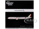 Boeing 777 300ER Commercial Aircraft American Airlines Flagship DFW N735AT Silver with Otange Stripes "Gemini 200 Series 1/200 Diecast Model Airplane GeminiJets G2AAL1508