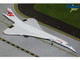 BAe/Aerospatiale Concorde Commercial Aircraft "British Airways" (G-BOAD) White with Tail Stripes "Gemini 200" Series 1/200 Diecast Model Airplane GeminiJets G2BAW1484